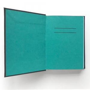 cuaderno de tapa dura "ojos móviles" hojas en blanco / gris oscuro / 11 x 15 cm :: imagen 3