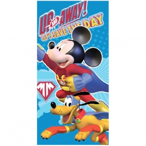 toalla de playa mickey mouse "up and away!" :: imagen 1