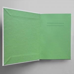 cuaderno de tapa dura "círculo quebrado" hojas en blanco / 15 x 21 cm :: imagen 3