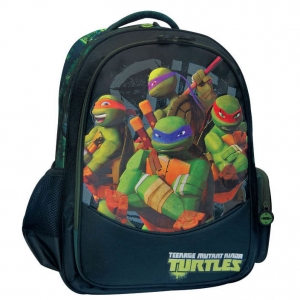 mochila tortugas ninja "personajes" / mediano :: imagen 1