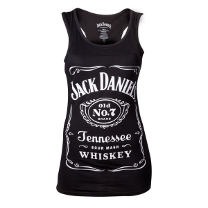 camiseta de tirantes para chica - jack daniel's "classic logo" / Talla XL :: imagen 1