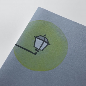 cuaderno de tapa blanda (cosido visto) "farola" hojas en blanco / gris oscuro / 10 x 14 cm :: imagen 8