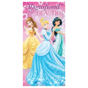toalla de playa princesas disney "magnificent beauties" :: imagen 1
