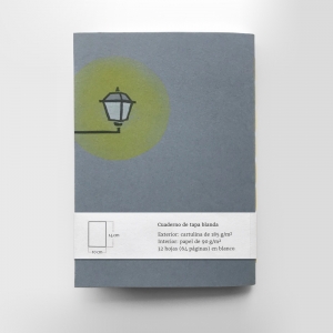 cuaderno de tapa blanda (cosido visto) "farola" hojas en blanco / gris oscuro / 10 x 14 cm :: imagen 11