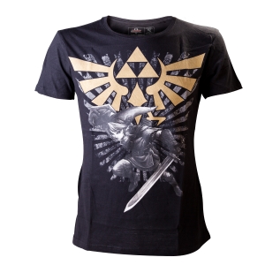 camiseta the legend of zelda "gold logo" / Talla S :: imagen 1