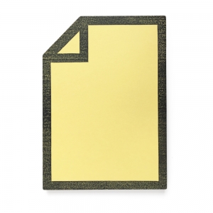 cuaderno de tapa blanda "file" hojas en blanco / amarillo limón / 10 x 14 cm :: imagen 2