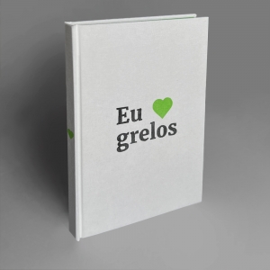 cuaderno de tapa dura "eu ♥ grelos" hojas en blanco / blanco / 15 x 21 cm :: imagen 11