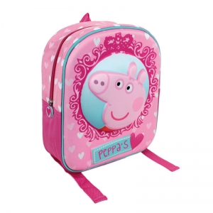 mochila con relieve peppa pig / pequeño :: imagen 1