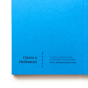 cuaderno "cartón visto" hojas en blanco / gris y azul / 10 x 14 cm :: imagen 5