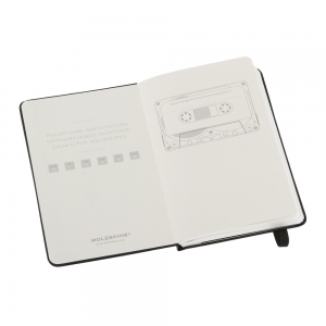 cuaderno moleskine edición limitada "audio cassette" hojas en blanco / pequeño :: imagen 2