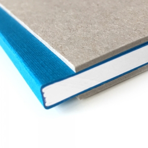 cuaderno "cartón visto" hojas en blanco / gris y azul / 10 x 14 cm :: imagen 6
