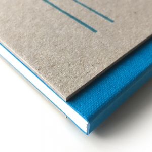 cuaderno "cartón visto" hojas en blanco / gris y azul / 10 x 14 cm :: imagen 7