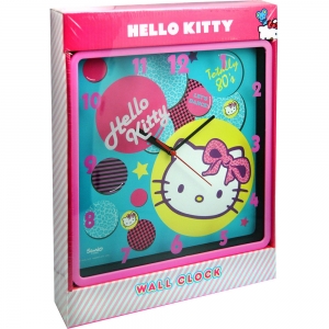 reloj de pared cuadrado hello kitty :: imagen 2