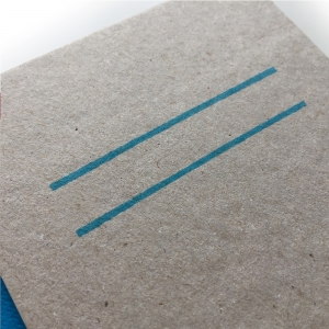 cuaderno "cartón visto" hojas en blanco / gris y azul / 10 x 14 cm :: imagen 9
