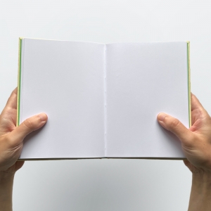 cuaderno de tapa dura "eu ♥ grelos" hojas en blanco / crema / 15 x 21 cm :: imagen 4