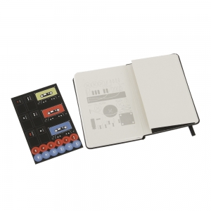 cuaderno moleskine edición limitada "audio cassette" hojas en blanco / pequeño :: imagen 6