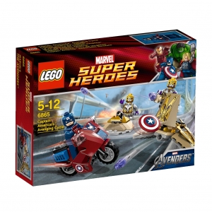 lego 6865 super heroes - moto del capitán américa :: imagen 1