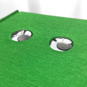 cuaderno de tapa dura "ojos móviles" hojas en blanco / verde / 11 x 15 cm :: imagen 8
