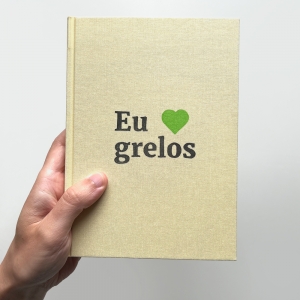cuaderno de tapa dura "eu ♥ grelos" hojas en blanco / crema / 15 x 21 cm :: imagen 6