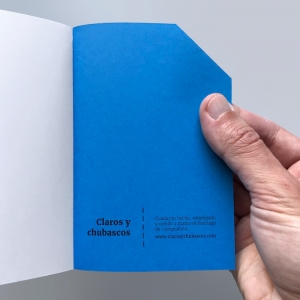 cuaderno de tapa blanda "file" hojas en blanco / azul / 10 x 14 cm :: imagen 4