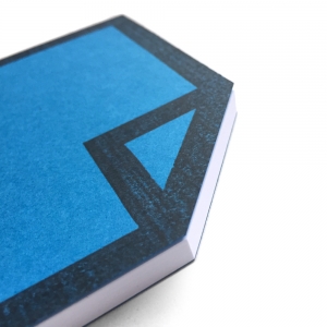 cuaderno de tapa blanda "file" hojas en blanco / azul / 10 x 14 cm :: imagen 5