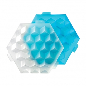 bandeja "ice cube" para hacer hielos cúbicos / azul :: imagen 1