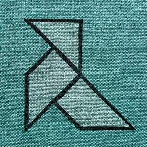 cuaderno de tapa dura "pajarita" hojas en blanco / turquesa / 11 x 15 cm :: imagen 8