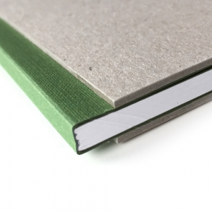 cuaderno "cartón visto" hojas en blanco / gris y verde / 10 x 14 cm :: imagen 6