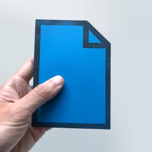 cuaderno de tapa blanda "file" hojas en blanco / azul / 10 x 14 cm :: imagen 7