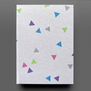 cuaderno de tapa dura "fiesta" hojas en blanco / blanco / 15 x 21 cm :: imagen 1