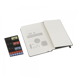 cuaderno moleskine edición limitada "audio cassette" hojas en blanco / grande :: imagen 6