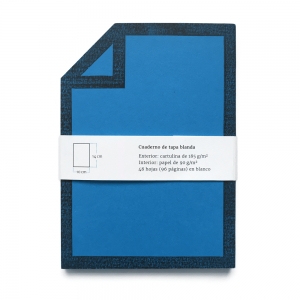 cuaderno de tapa blanda "file" hojas en blanco / azul / 10 x 14 cm :: imagen 9