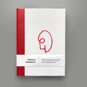cuaderno de tapa dura "un 6 y un 4 la cara de tu retrato" hojas en blanco / rojo / 11 x 15 cm :: imagen 9