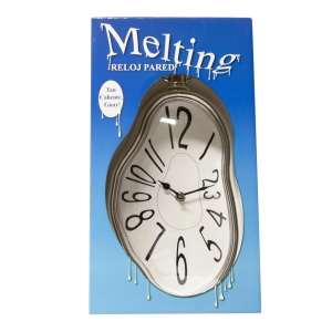 reloj derretido "melting clock" de pared :: imagen 2