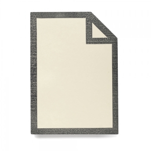 cuaderno de tapa blanda "file" hojas en blanco / beige / 10 x 14 cm :: imagen 1
