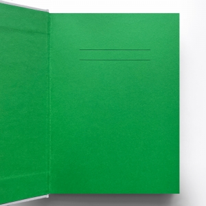 cuaderno de tapa dura "eu ♥ grelos" hojas en blanco / gris / 15 x 21 cm :: imagen 3