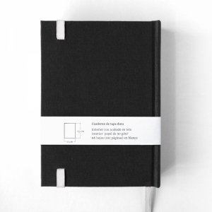 cuaderno de tapa dura "negro y blanco" hojas en blanco / 11 x 15 cm :: imagen 9