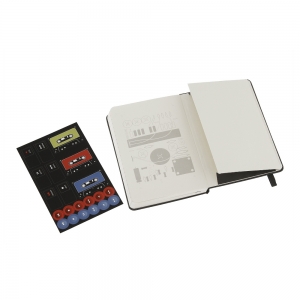 cuaderno moleskine edición limitada "audio cassette" hojas rayadas / pequeño :: imagen 6