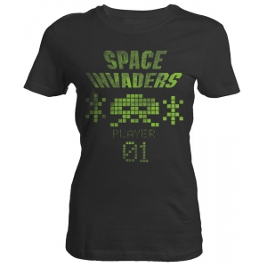 camiseta para chica - space invaders "player one" / Talla L :: imagen 1