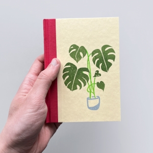 cuaderno de tapa dura "monstera" hojas en blanco / 11 x 15 cm :: imagen 6